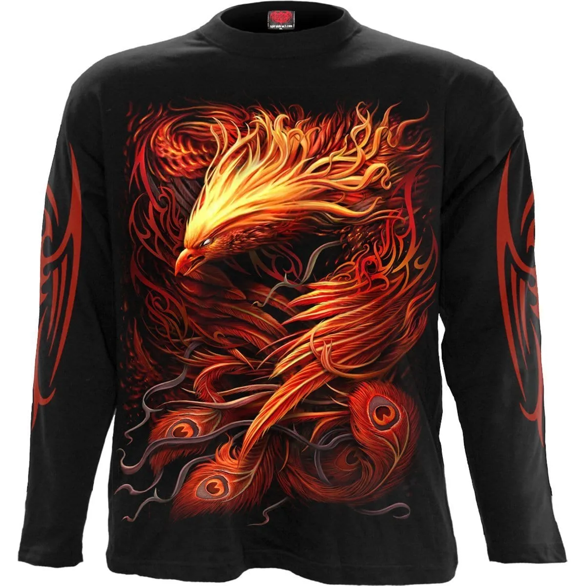 PHOENIX ARISEN - Longsleeve T-Shirt Black sold by Spiral Direct