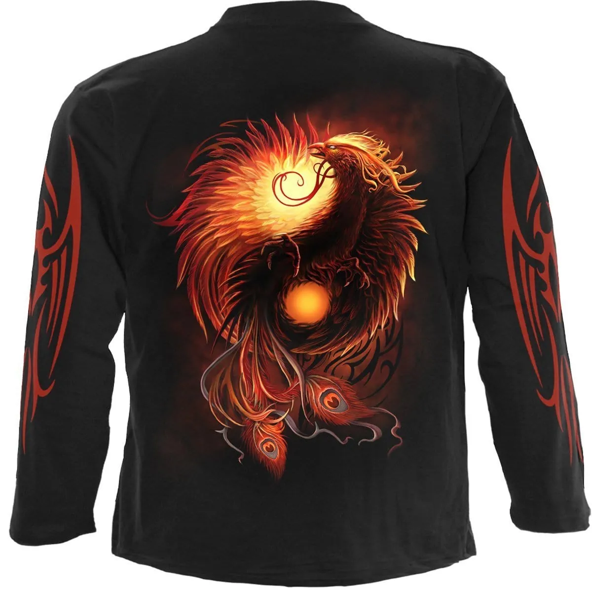 PHOENIX ARISEN - Longsleeve T-Shirt Black sold by Spiral Direct product image thumbnail 2