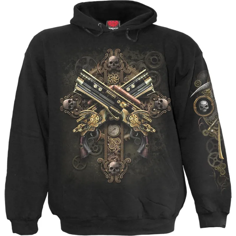 STEAMPUNK SKELETON - Hoody Black sold by Spiral Direct