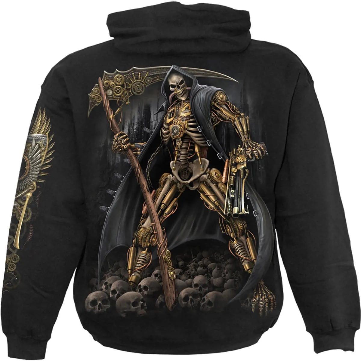 STEAMPUNK SKELETON - Hoody Black sold by Spiral Direct product image thumbnail 2