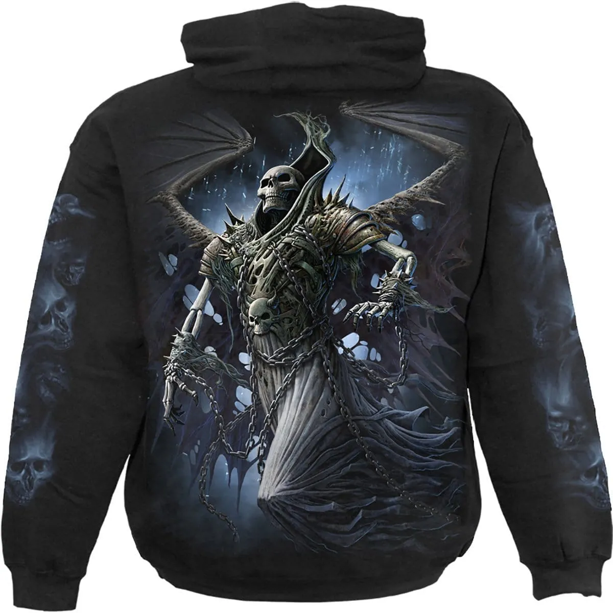 WINGED SKELTON - Hoody Black sold by Spiral Direct product image thumbnail 2