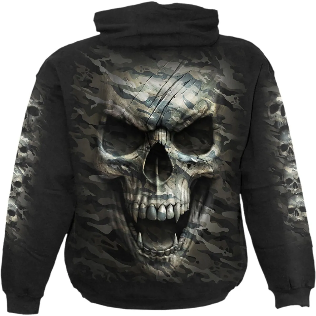 CAMO-SKULL - Hoody Black sold by Spiral Direct product image thumbnail 2