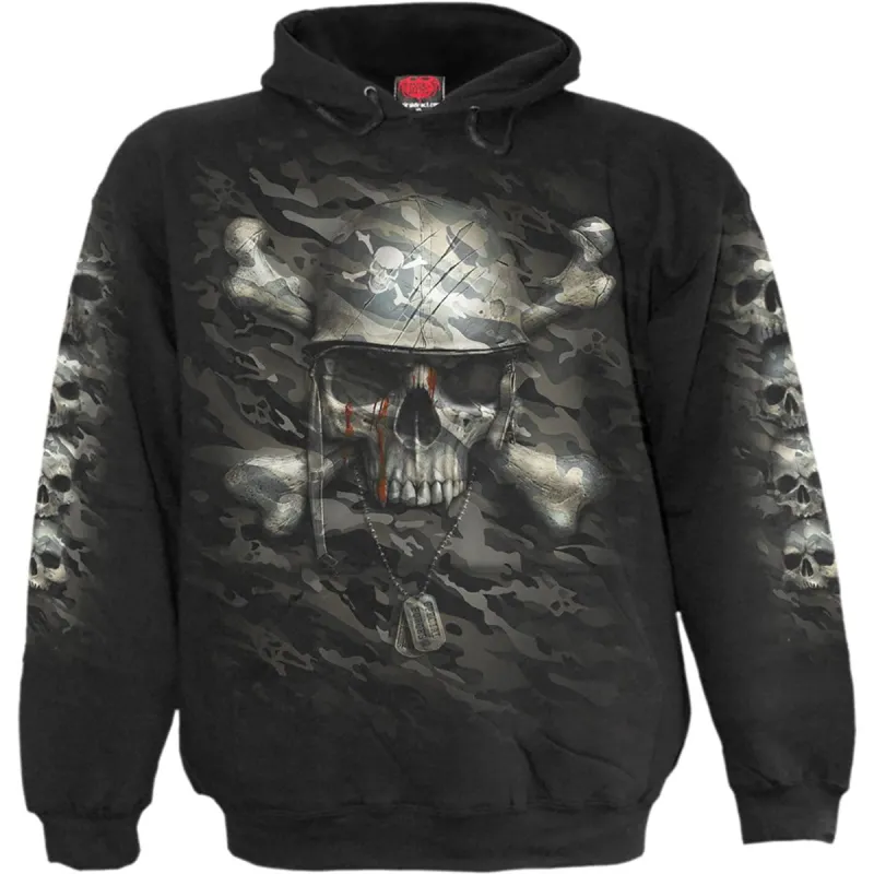 CAMO-SKULL - Hoody Black sold by Spiral Direct