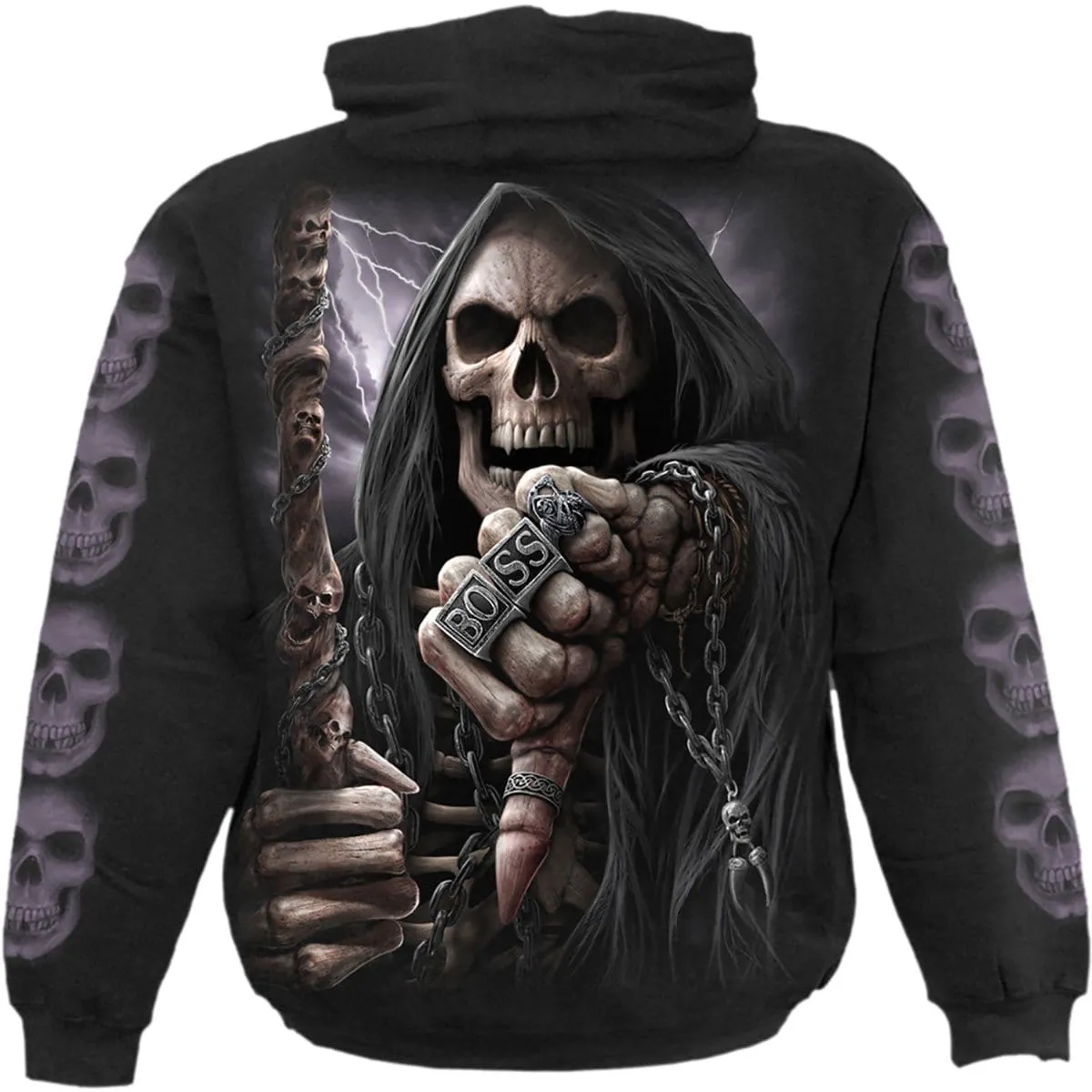 BOSS REAPER - Hoody Black sold by Spiral Direct product image thumbnail 2