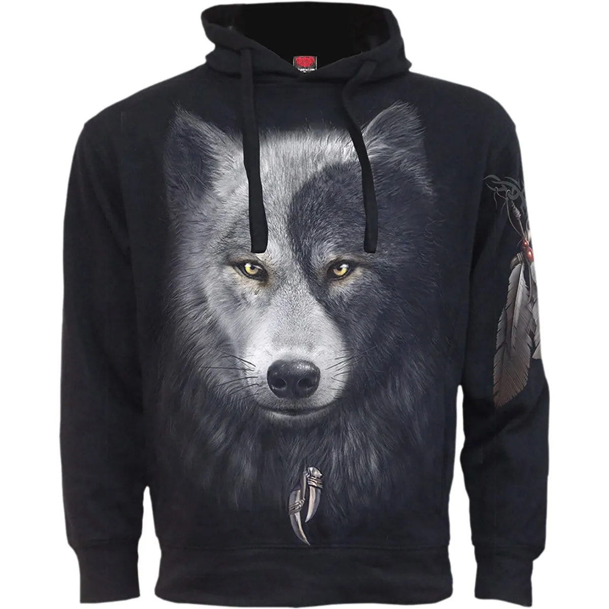 WOLF CHI - Side Pocket Hoody Black sold by Spiral Direct