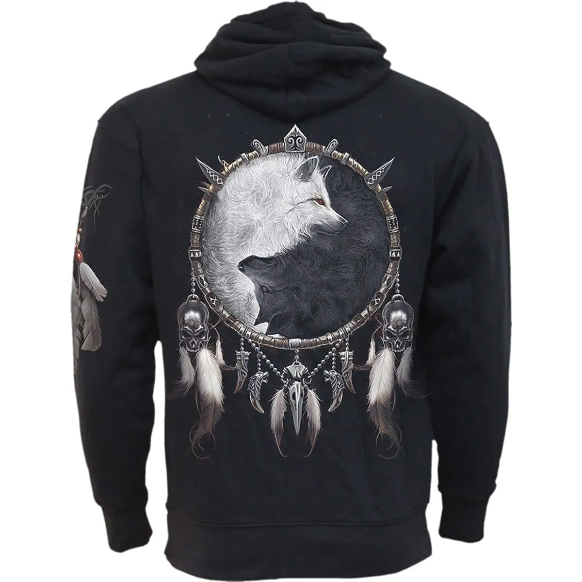 WOLF CHI - Side Pocket Hoody Black sold by Spiral Direct product image thumbnail 2