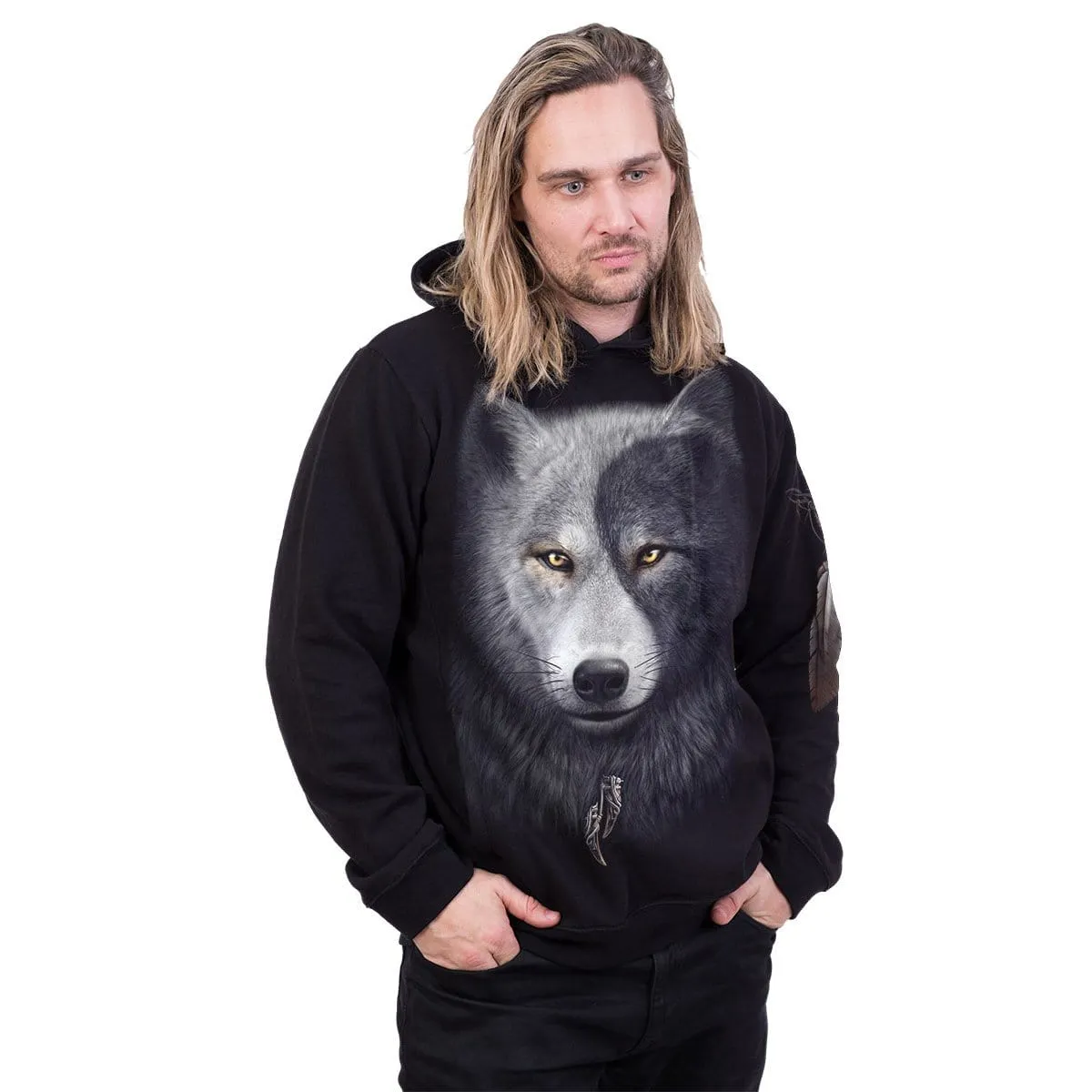 WOLF CHI - Side Pocket Hoody Black sold by Spiral Direct product image thumbnail 3