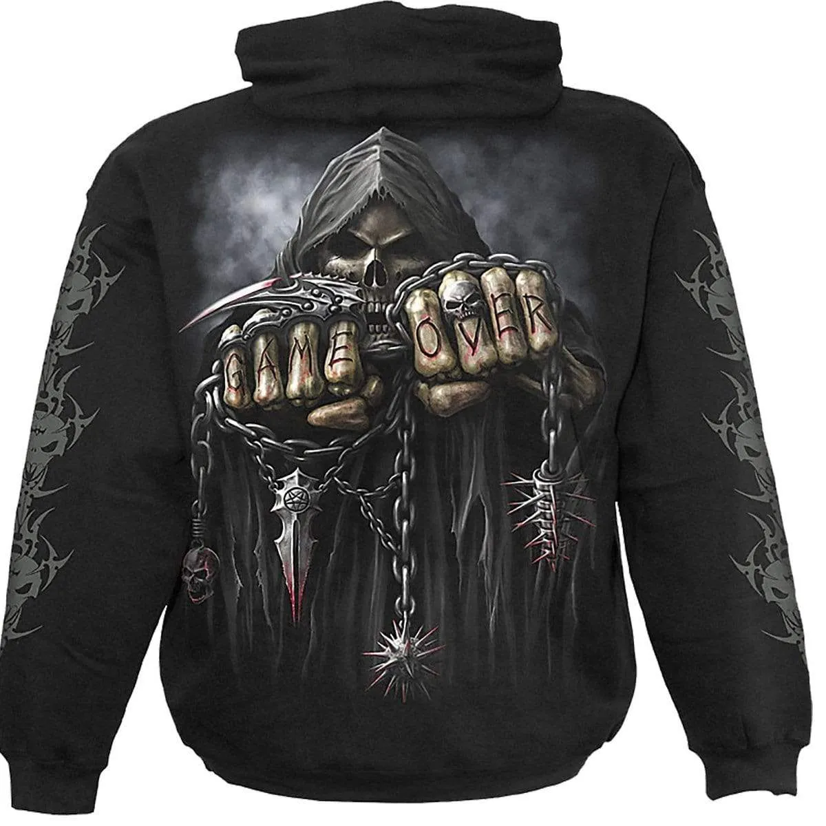 GAME OVER - Hoody Black sold by Spiral Direct product image thumbnail 2