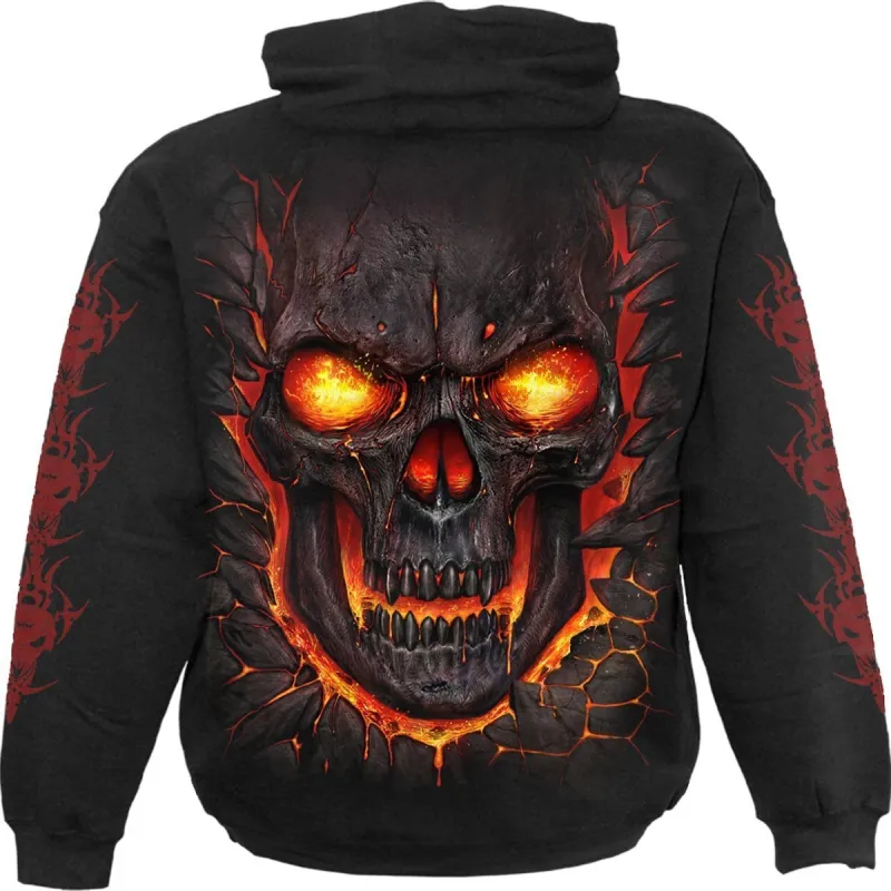SKULL LAVA - Hoody Black sold by Spiral Direct