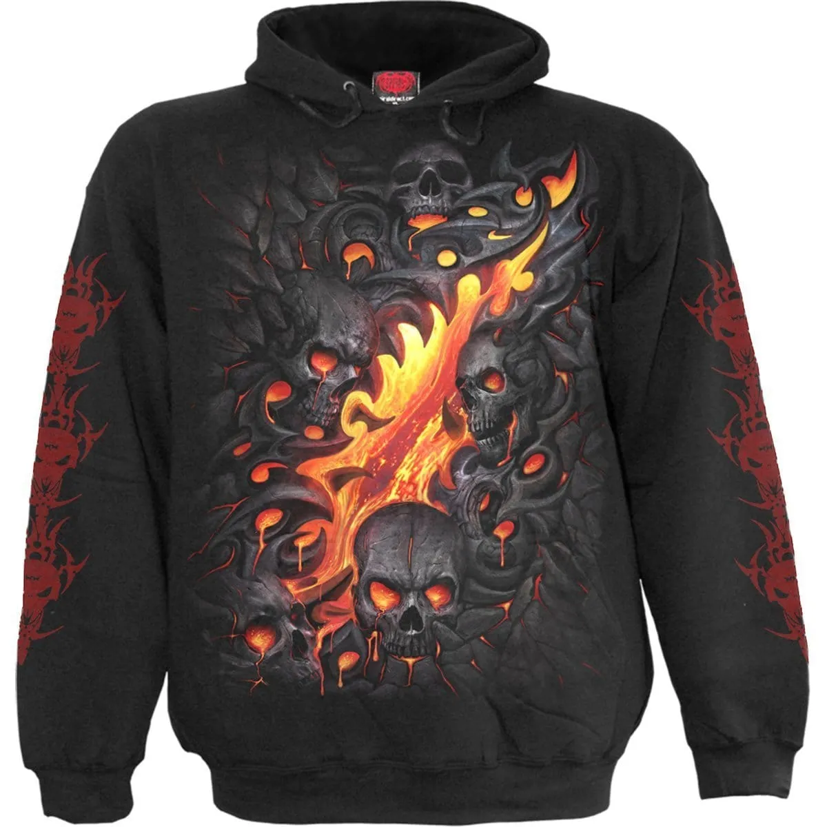 SKULL LAVA - Hoody Black sold by Spiral Direct product image thumbnail 2