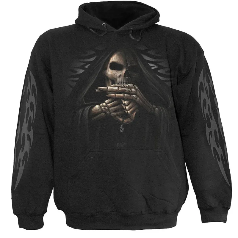 BONE FINGER - Hoody Black sold by Spiral Direct