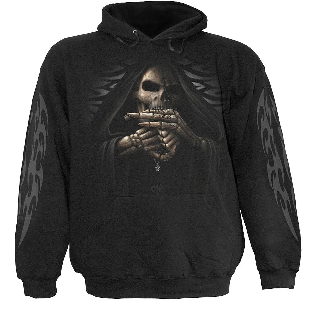 BONE FINGER - Hoody Black sold by Spiral Direct