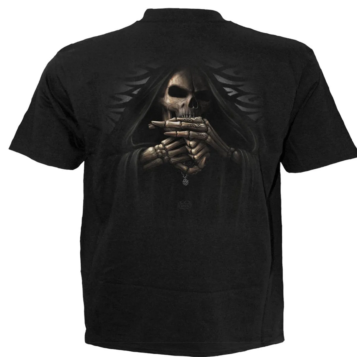 BONE FINGER - T-Shirt Black sold by Spiral Direct product image thumbnail 2