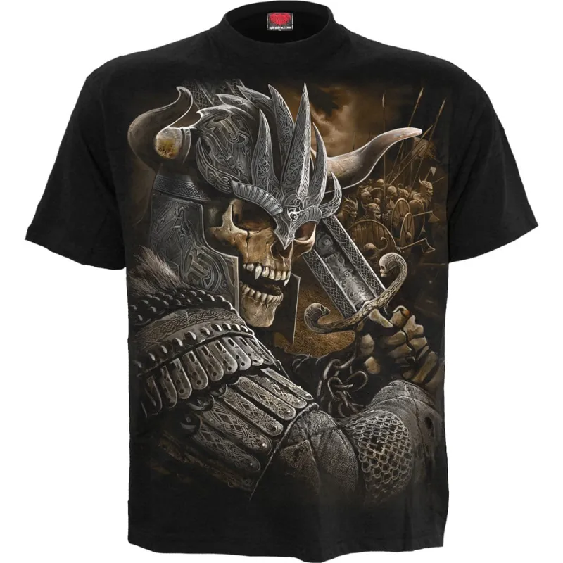 VIKING WARRIOR - T-Shirt Black sold by Spiral Direct