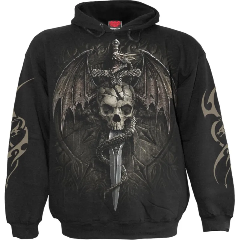 DRACO SKULL - Hoody Black sold by Spiral Direct