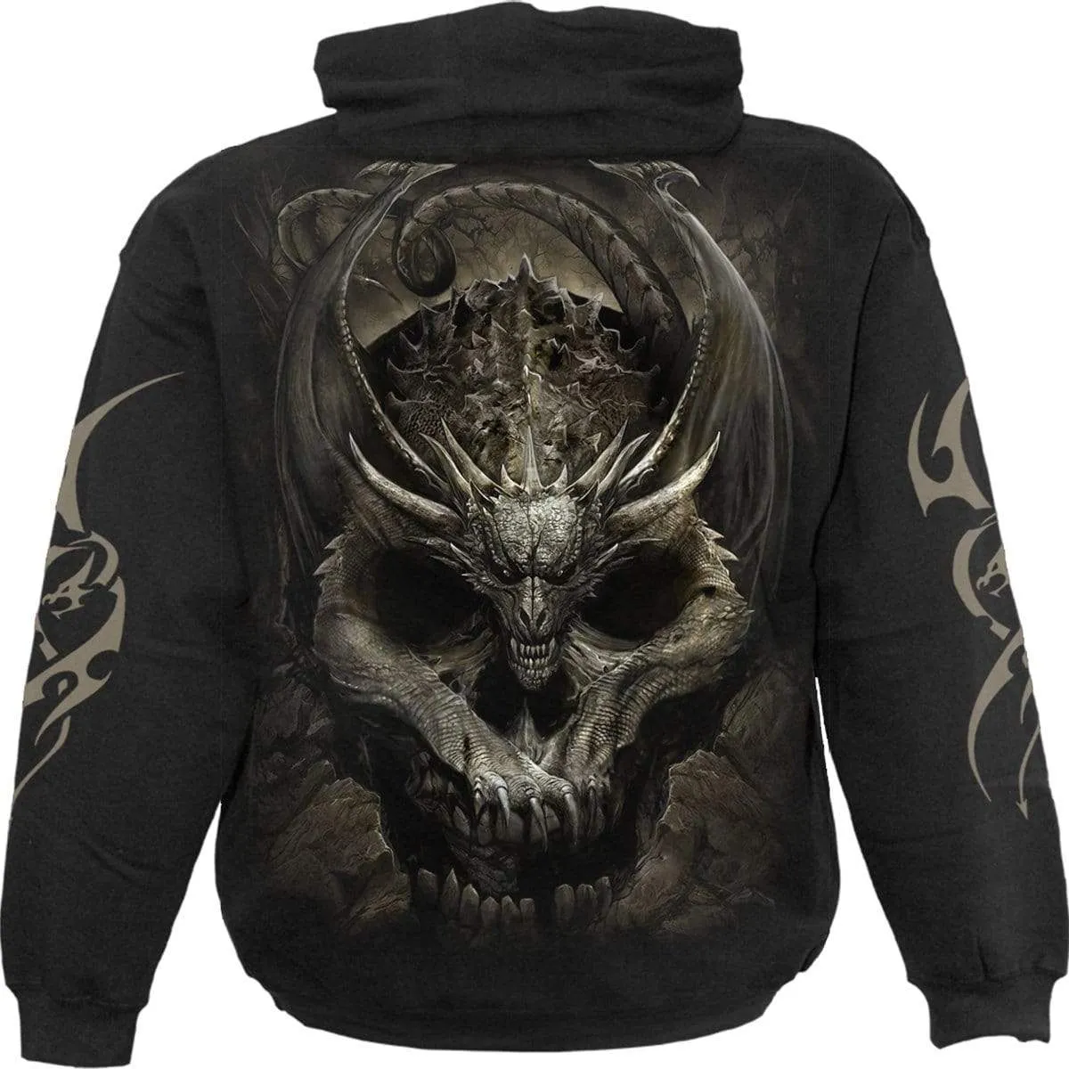 DRACO SKULL - Hoody Black sold by Spiral Direct product image thumbnail 2