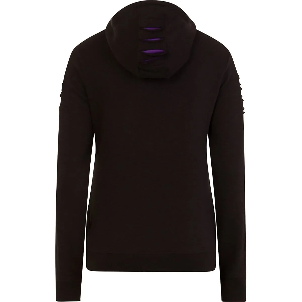 BRIGHT EYES - Large Hood Ripped Hoody Purple-Black sold by Spiral Direct product image thumbnail 2