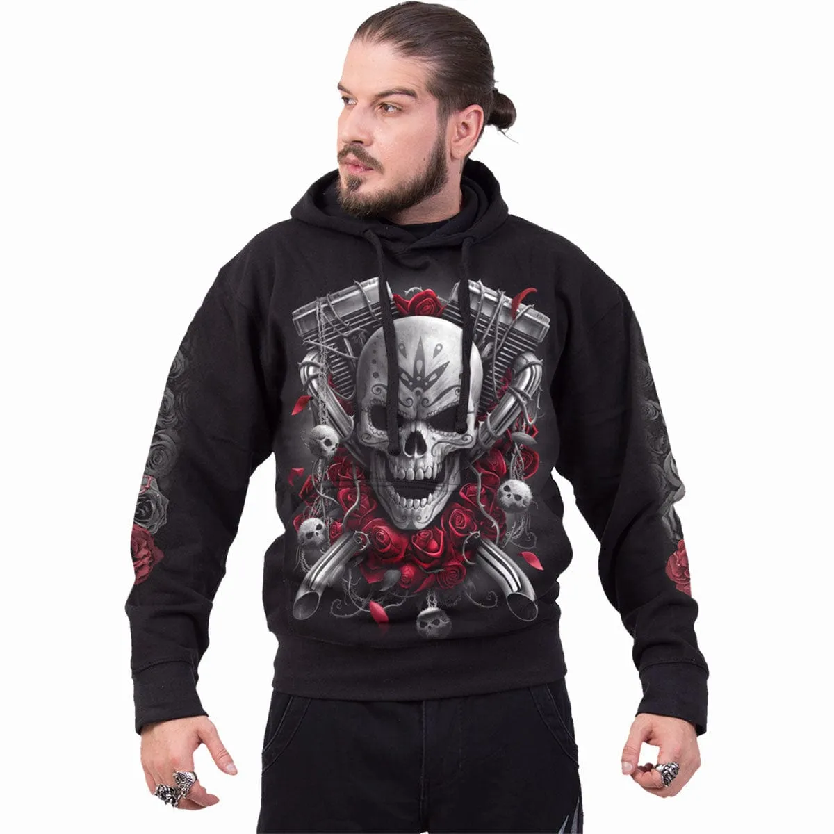 DOTD BIKERS - Hoody Black sold by Spiral Direct product image thumbnail 3