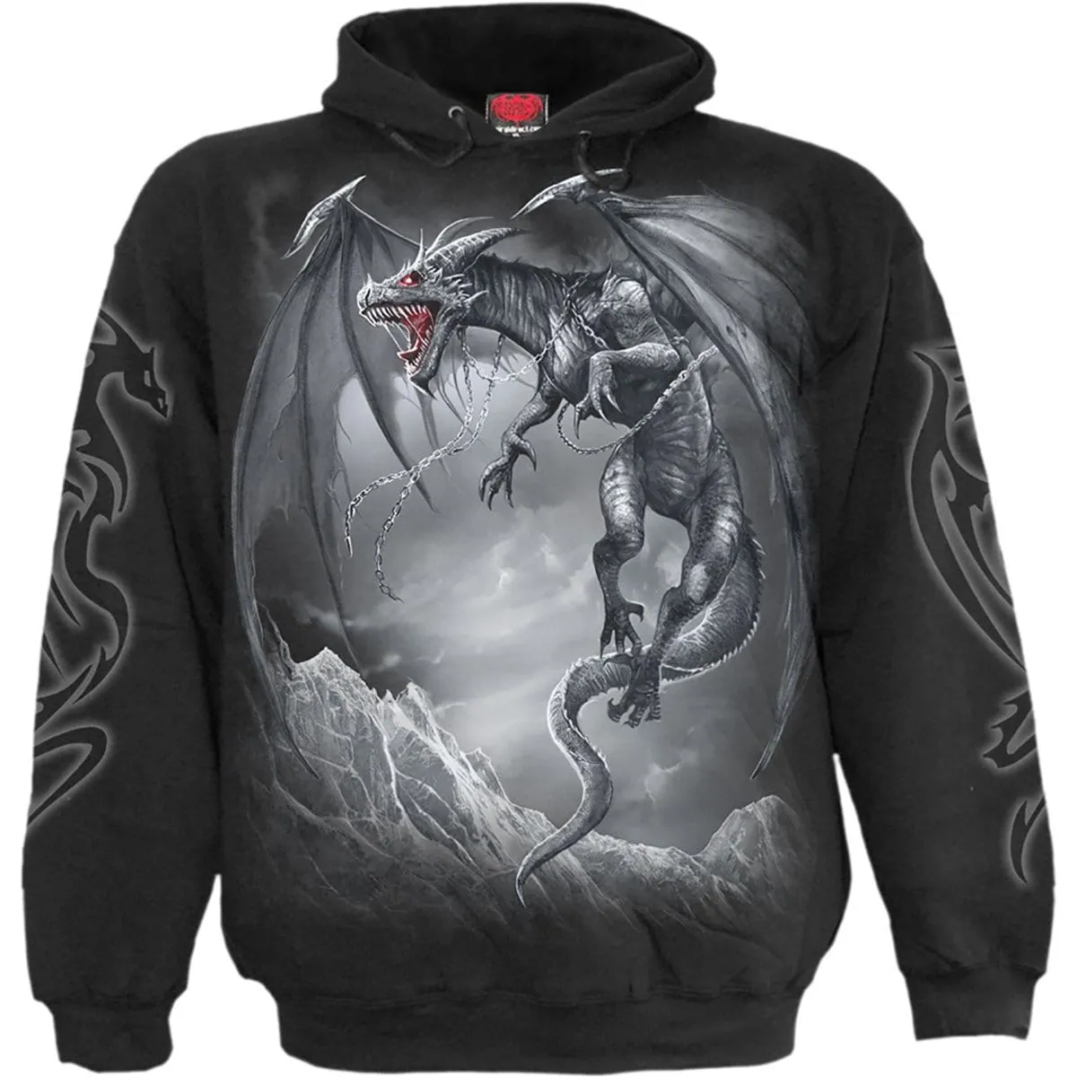 DRAGON'S CRY - Hoody Black sold by Spiral Direct