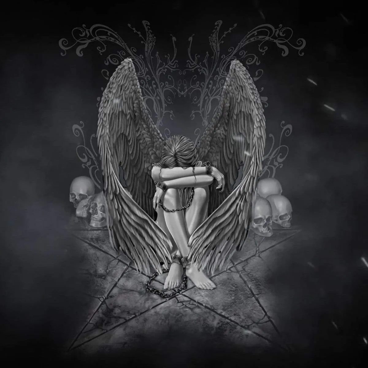 ENSLAVED ANGEL - T-Shirt Black sold by Spiral Direct product image thumbnail 4