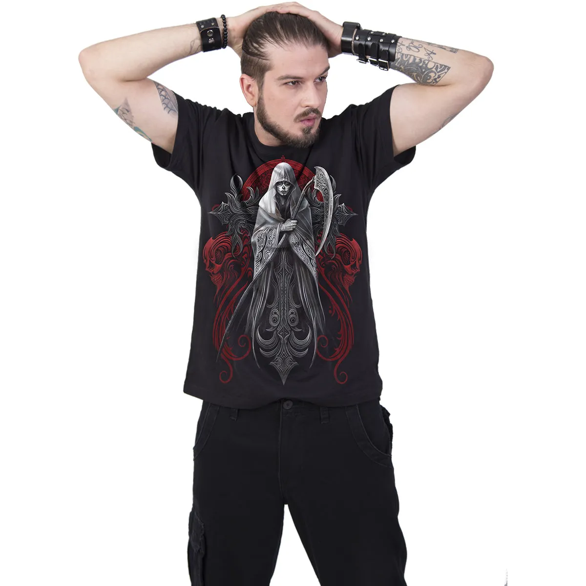 REAPERESS - T-Shirt Black sold by Spiral Direct product image thumbnail 3