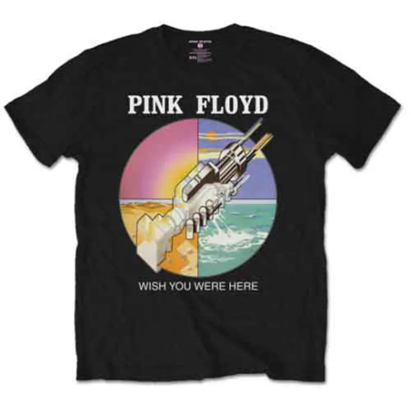 PINK FLOYD - WYWH CIRCLE ICONS - T-Shirt Black sold by Spiral Direct