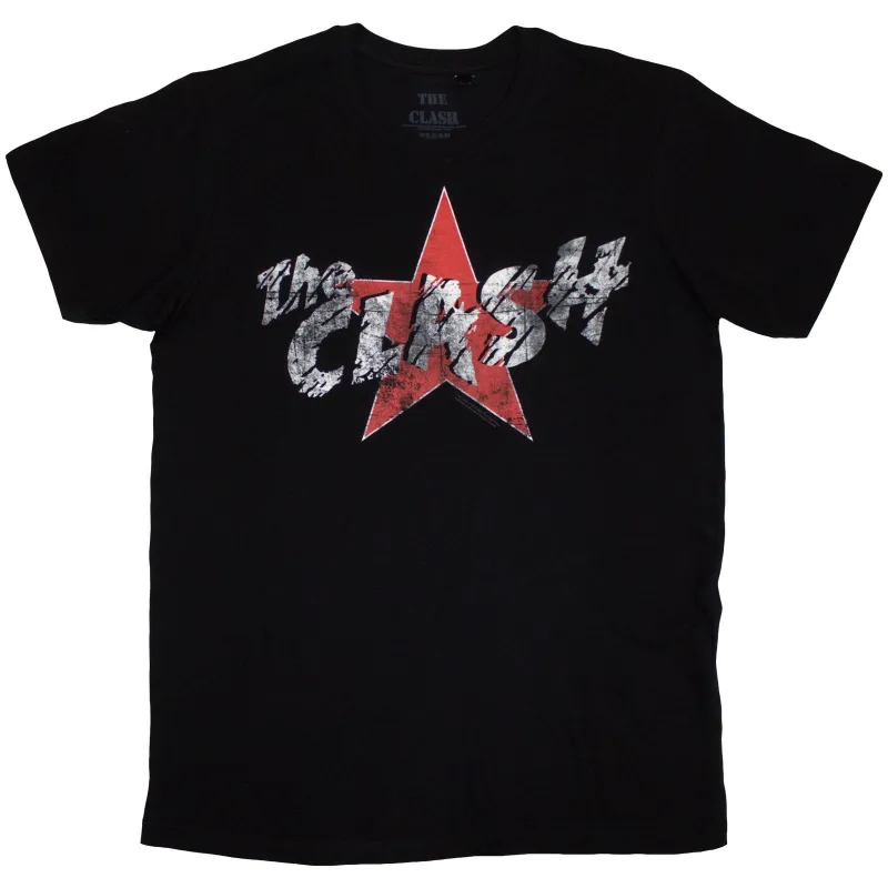 CLASH, THE - STAR LOGO - T-Shirt Black sold by Spiral Direct