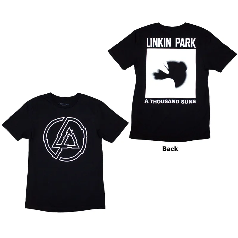 LINKIN PARK - A THOUSAND SUNS - T-Shirt Black (Back Print) made by Spiral Direct