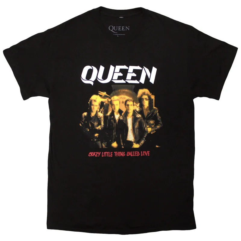 QUEEN - CRAZY LITTLE THING - T-Shirt Black made by Spiral Direct