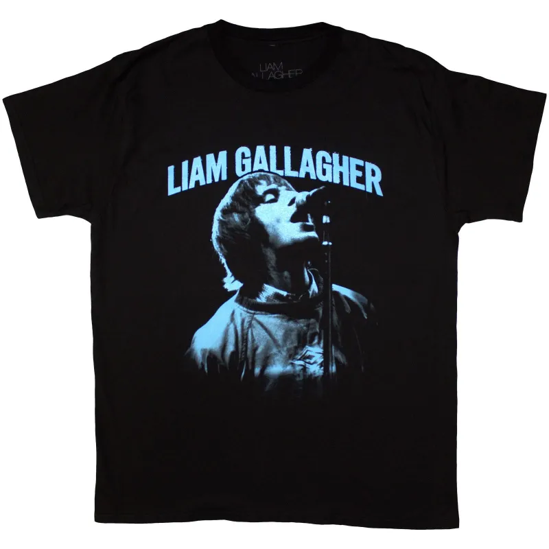 LIAM GALLAGHER - MAINE ROAD LIVE - T-Shirt Black made by Spiral Direct