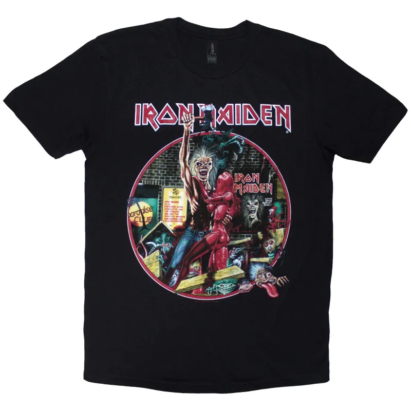 IRON MAIDEN - PARADISE CLUB CIRCLE - T-Shirt Black sold by Spiral Direct