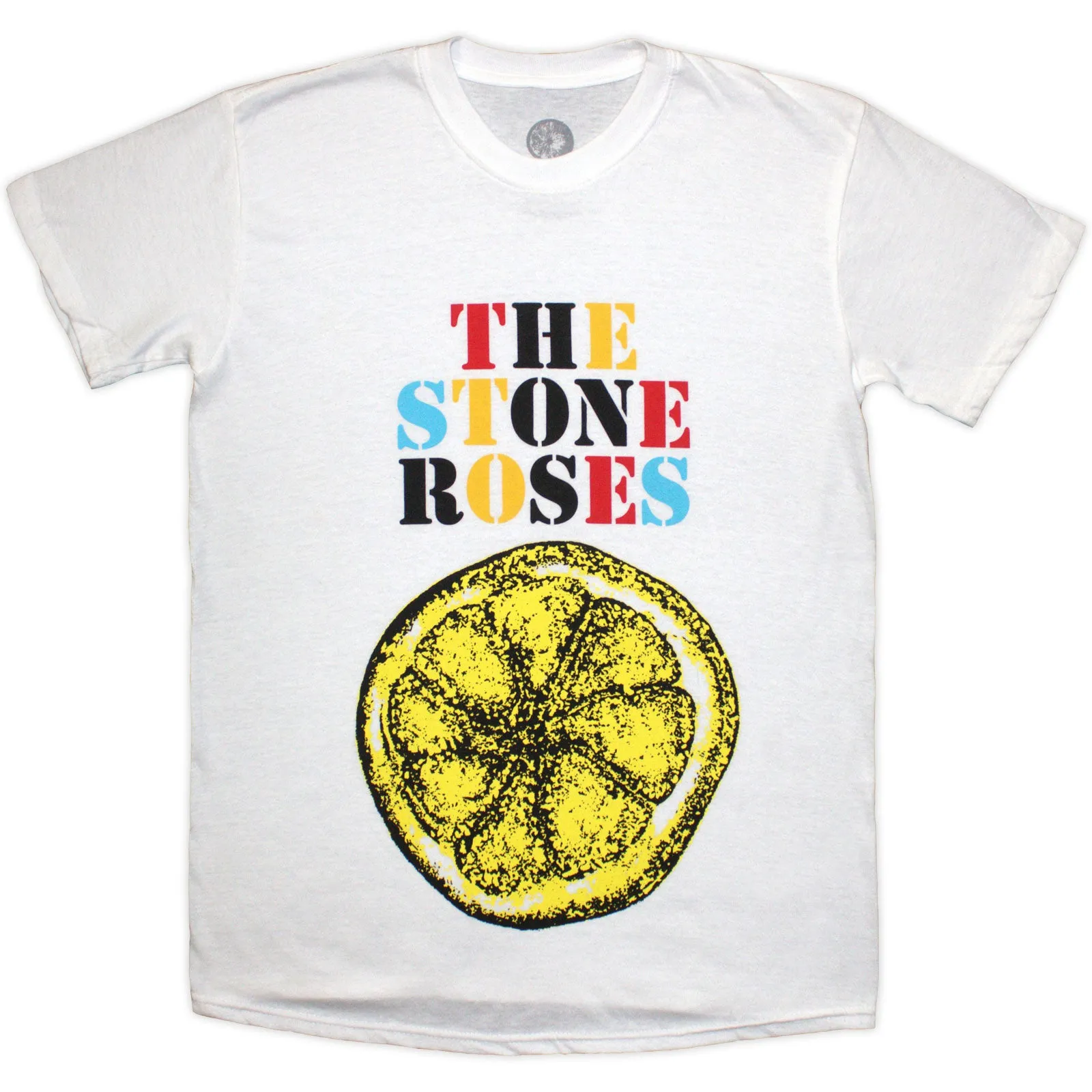 THE STONE ROSES - LEMON MULTICOLOUR - T-Shirt White sold by Spiral Direct