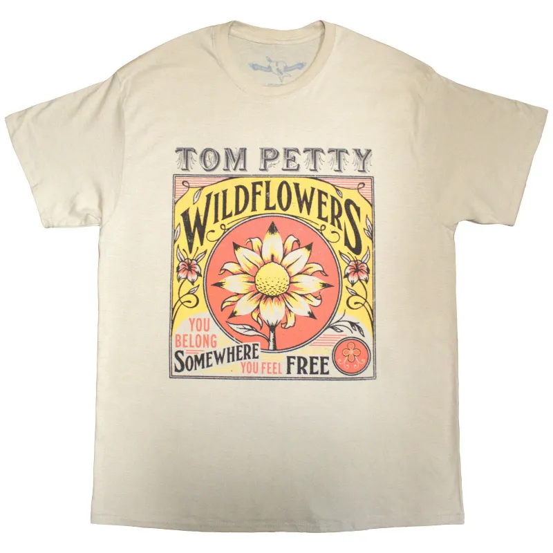 TOM PETTY & THE HEARTBREAKERS - WILDFLOWERS - T-Shirt Neutral sold by Spiral Direct
