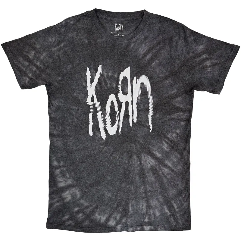 KORN - SPIDER GLITCH - T-Shirt Black (Wash Collection) sold by Spiral Direct