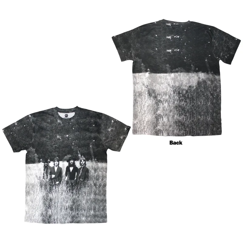 THE BEATLES - TITTENHURST PARK FIELD - T-Shirt White (All Over Print) made by Spiral Direct