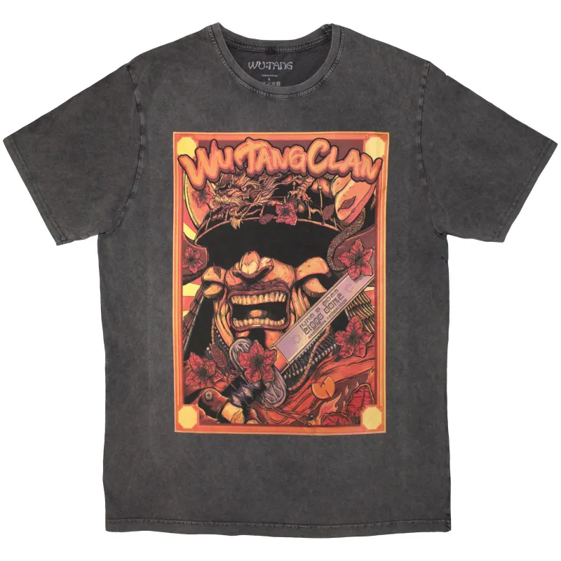 WU-TANG CLAN - AMSTERDAM '23 - Stone Wash T-Shirt Grey sold by Spiral Direct