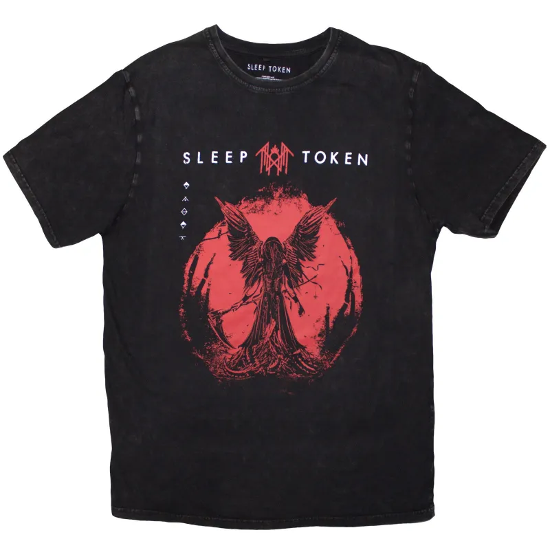 SLEEP TOKEN - TAKE ME BACK TO EDEN - Stone Wash T-Shirt Black made by Spiral Direct