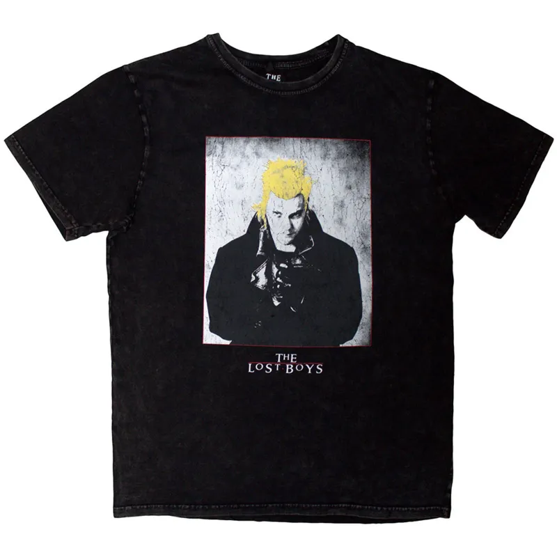 THE LOST BOYS - DAVID POSTER - Stone Wash T-Shirt Black sold by Spiral Direct