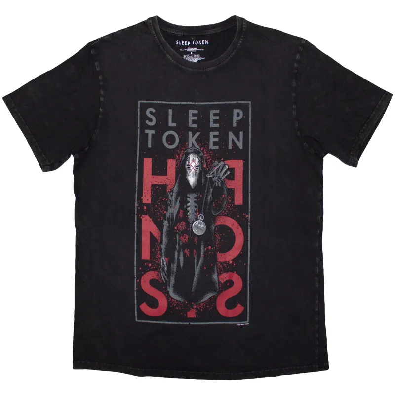 SLEEP TOKEN - HYPNOSIS - Stone Wash T-Shirt Black made by Spiral Direct