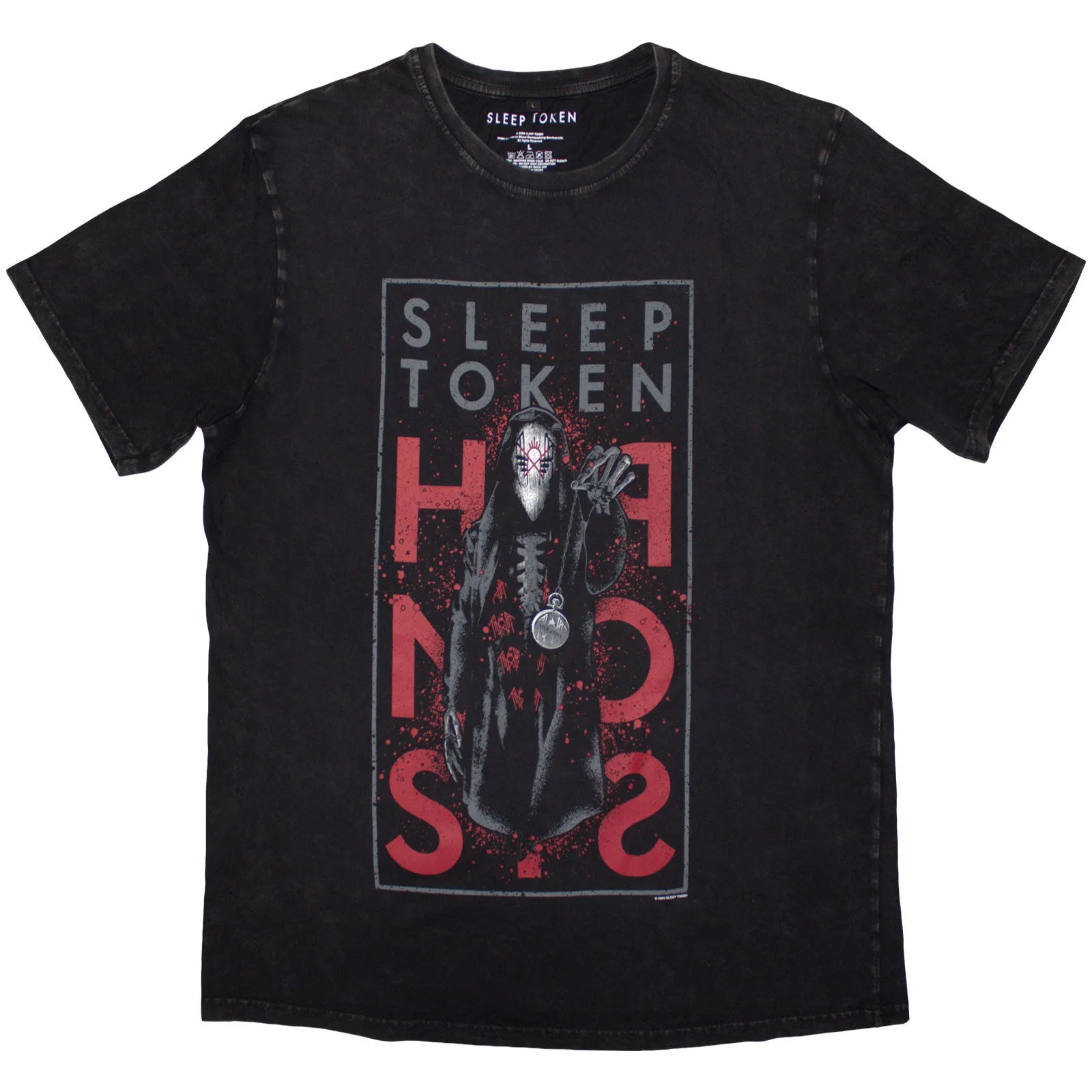 SLEEP TOKEN - HYPNOSIS - Stone Wash T-Shirt Black sold by Spiral Direct