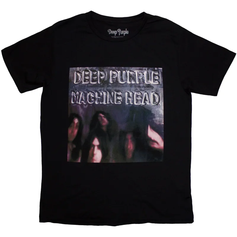 DEEP PURPLE - MACHINE HEAD ALBUM COVER - T-Shirt Black made by Spiral Direct