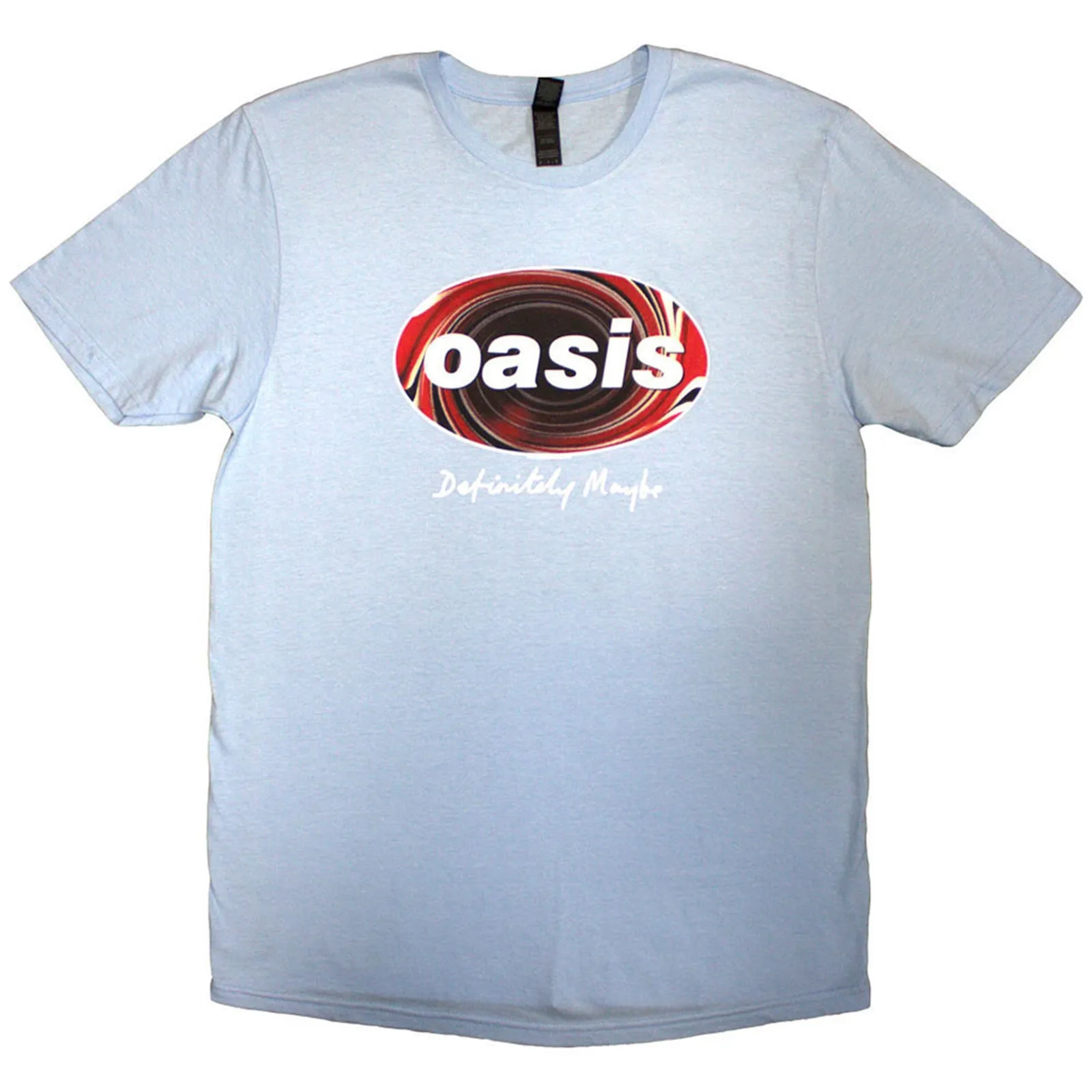 OASIS - DEFINITELY MAYBE UNION JACK OVAL - T-Shirt Blue sold by Spiral Direct