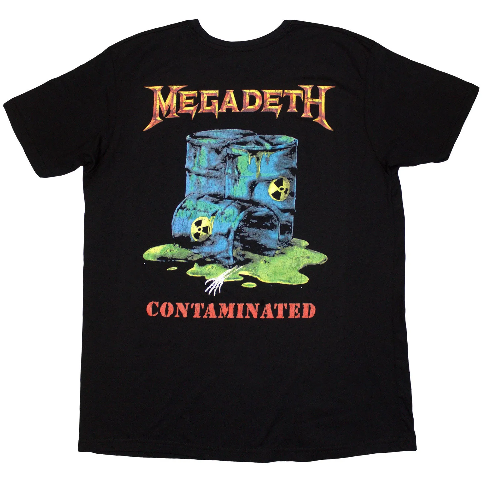 MEGADETH - CONTAMINATED - T-Shirt Black (Back Print) sold by Spiral Direct product image thumbnail 2
