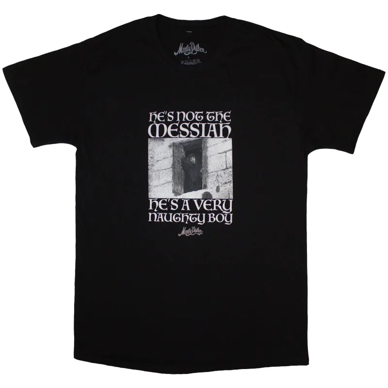 MONTY PYTHON - NAUGHTY BOY - T-Shirt Black made by Spiral Direct