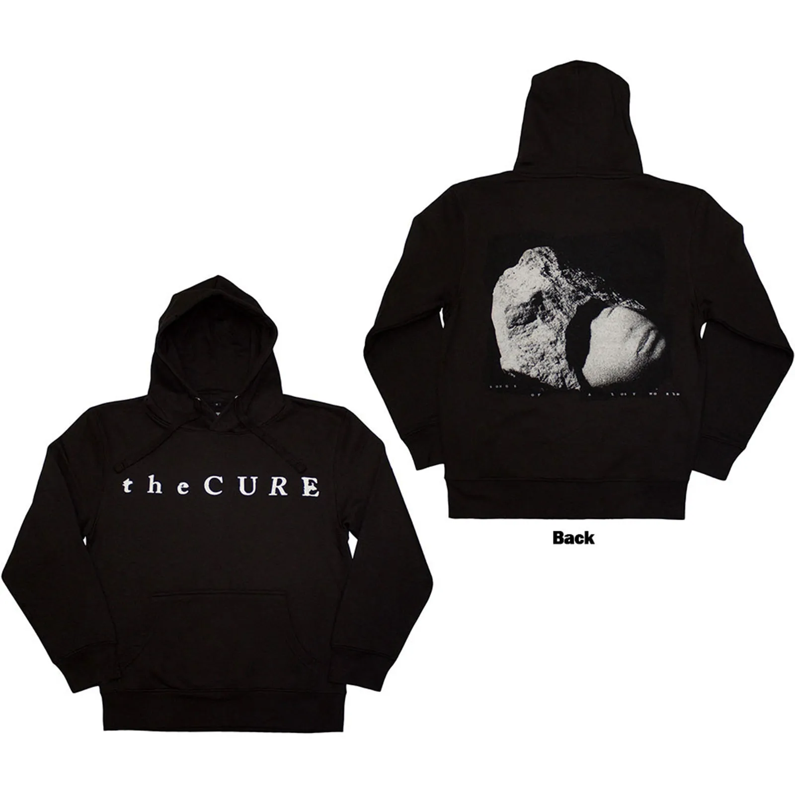 THE CURE - SONGS OF A LOST WORLD LOGO - Pullover Hoodie Black (Back Print) sold by Spiral Direct