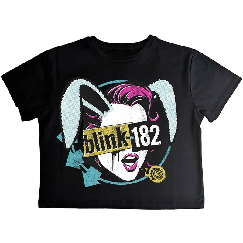 BLINK-182 - BLIND DATE - Crop Top Black sold by Spiral Direct
