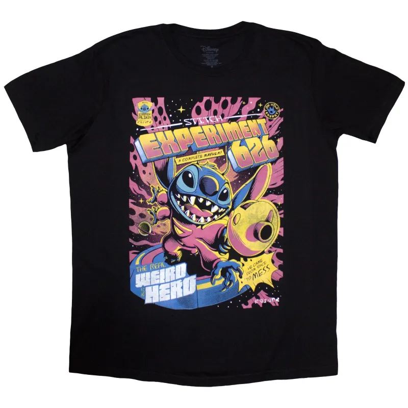 DISNEY - LILO & STITCH EXPERIMENT 626 - T-Shirt Black made by Spiral Direct
