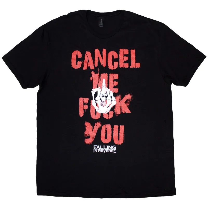 FALLING IN REVERSE - CANCEL ME - T-Shirt Black made by Spiral Direct