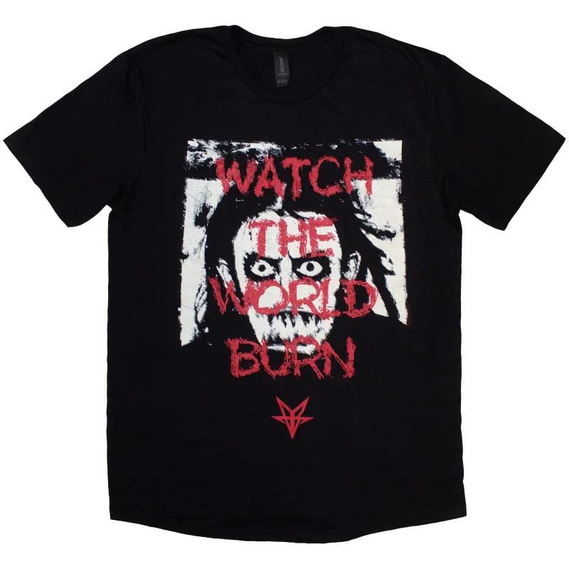 FALLING IN REVERSE - WORLD BURN - T-Shirt Black made by Spiral Direct