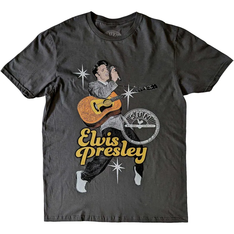 SUN RECORDS - ELVIS TOES - T-Shirt Grey made by Spiral Direct